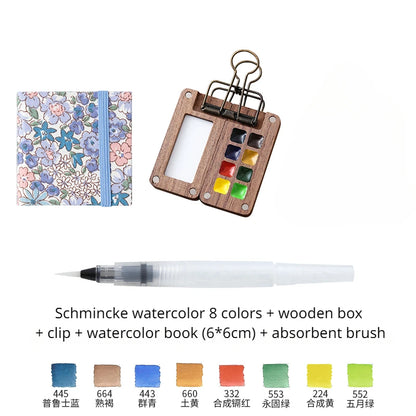 Portable Travel Watercolor Set