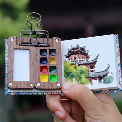 Portable Travel Watercolor Set