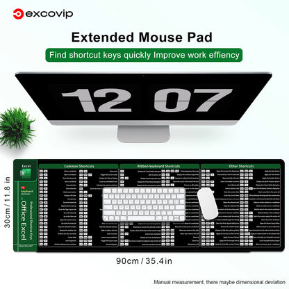 EXCO Excel Shortcuts Mouse Pad