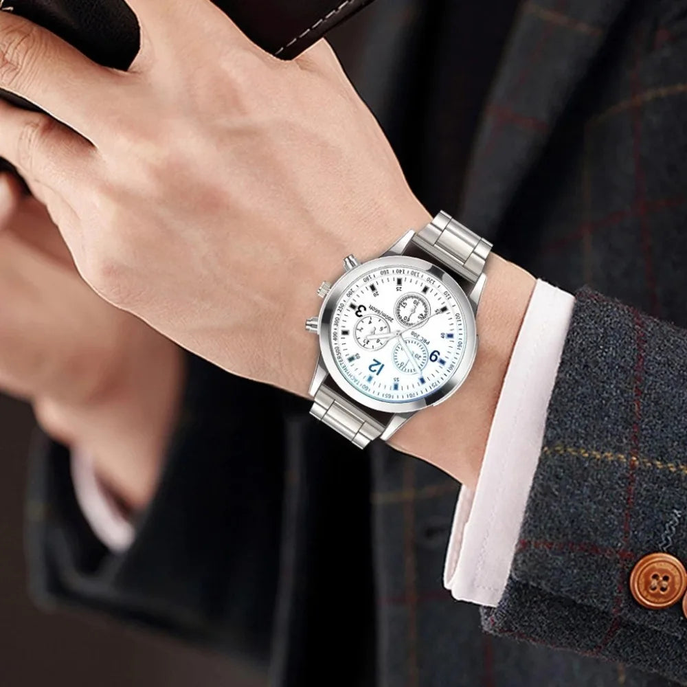 Simple Luxury Business Men's Watches Stainless Steel