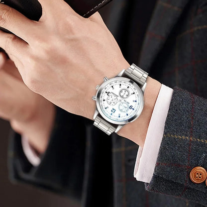 Simple Luxury Business Men's Watches Stainless Steel