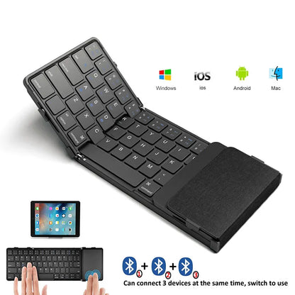 Folding Keyboard with Touchpad