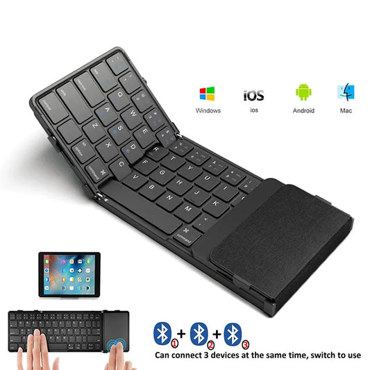 Folding Keyboard with Touchpad