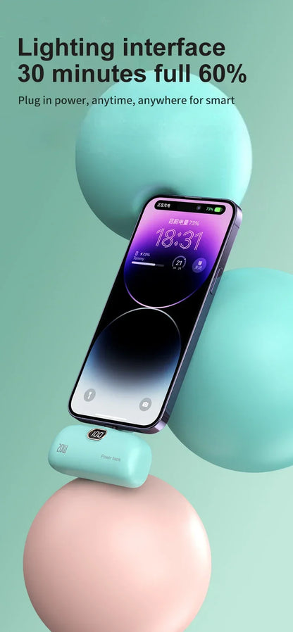 Portable Power Bank for iPhone and Android (5000 MAH)