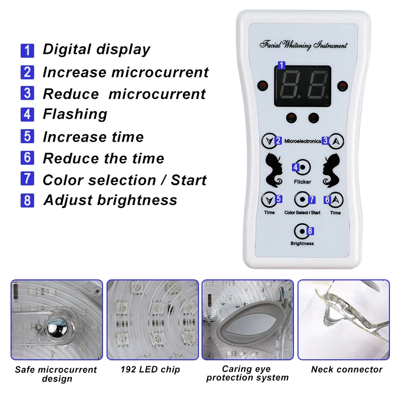 LED Face and Neck Mask