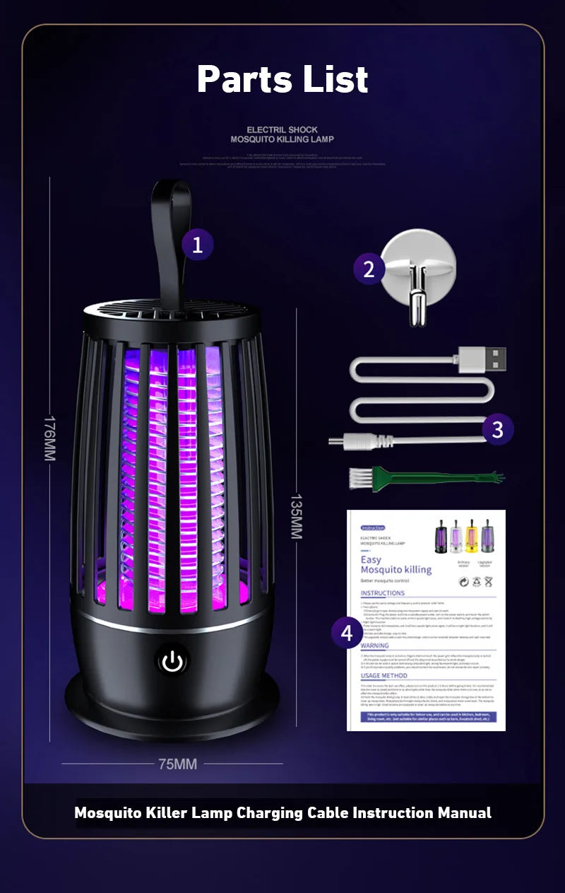 Portable Mosquito Killer Lamp