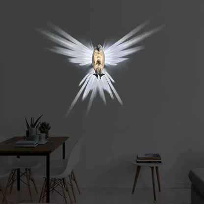 Bird Wall 3D Lamp