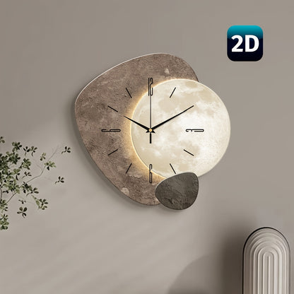 Modern Moon Phase Wall Clock