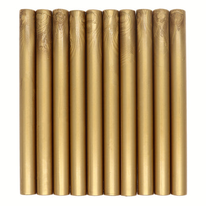 10pcs Bagged Cylindrical Fire Paint Wax Sticks