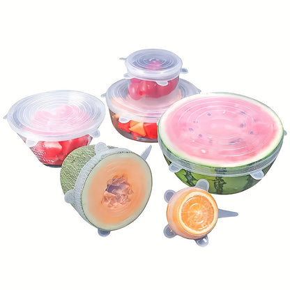 6-Pack Silicone Bowl Covers