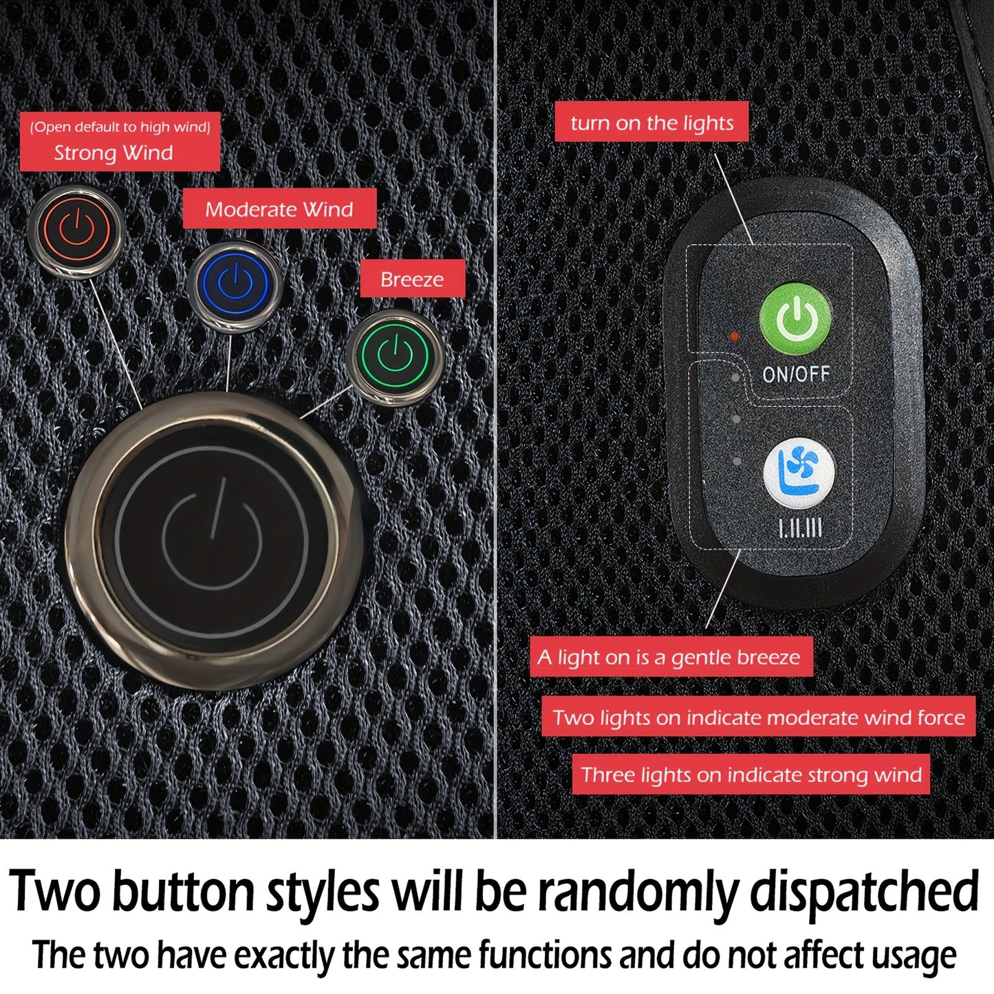 Rapid Cooling Car Seat Cushion with 360° Turbo Fan