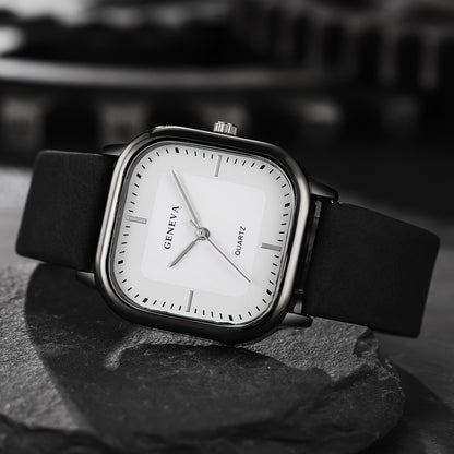 Men's Trendy Square Quartz Watch