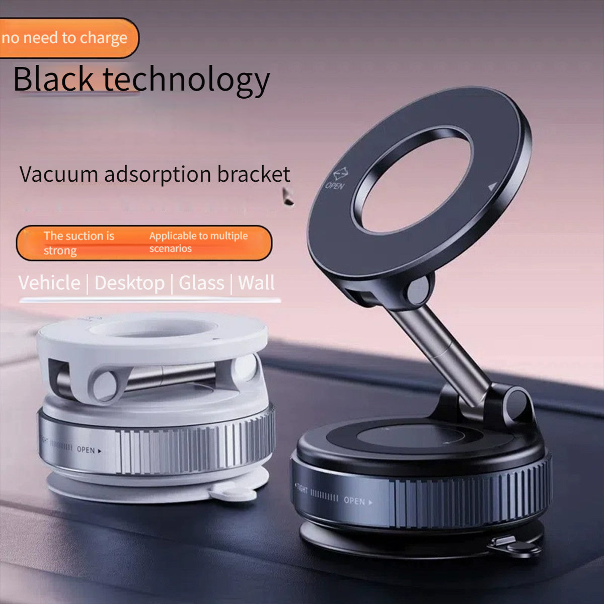 Zinc Alloy Magnetic Car Phone Holder