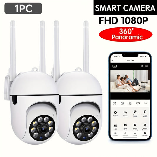 HD Smart Security Camera with Full Color Night Vision