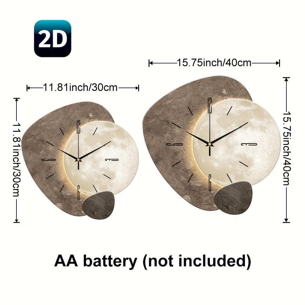 Modern Moon Phase Wall Clock