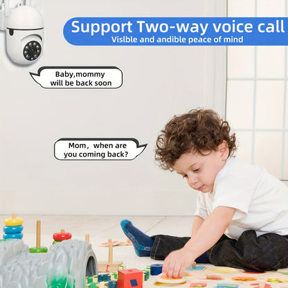 HD Smart Security Camera with Full Color Night Vision