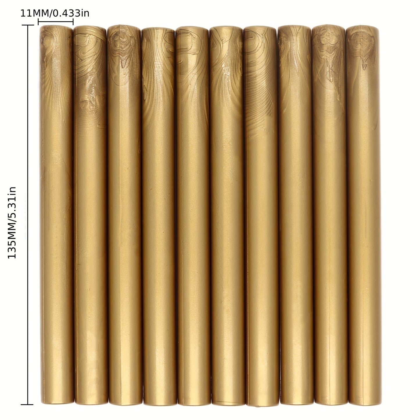 10pcs Bagged Cylindrical Fire Paint Wax Sticks