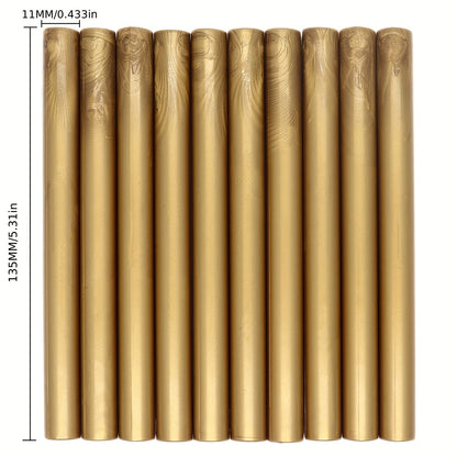 10pcs Bagged Cylindrical Fire Paint Wax Sticks