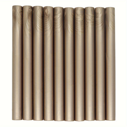 10pcs Bagged Cylindrical Fire Paint Wax Sticks