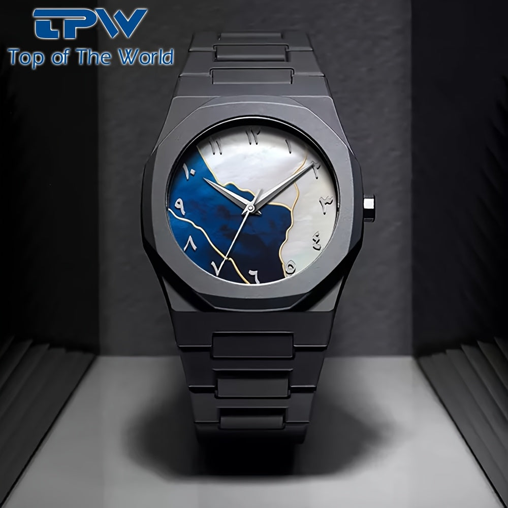 Black Arabic Dial, Durable Comfortable Strap for Casual & Formal Wear