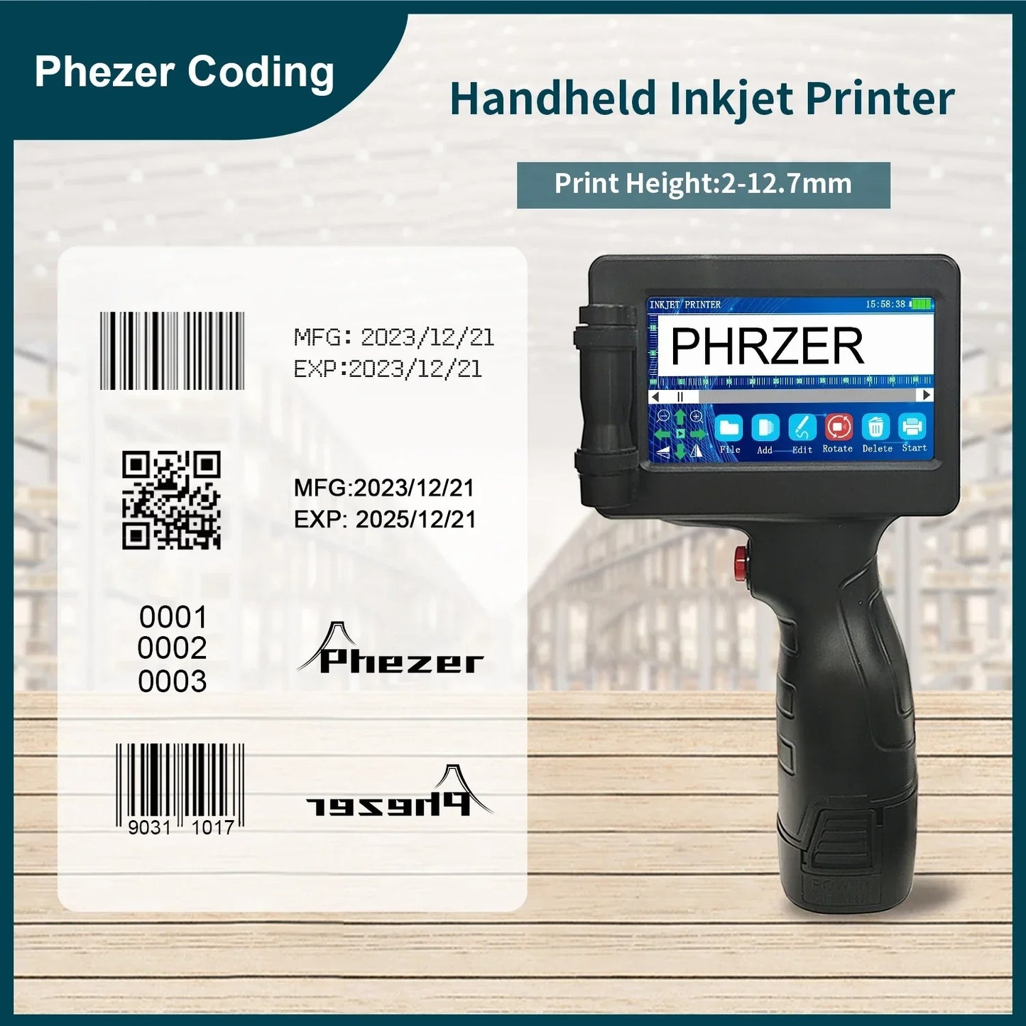 Handheld Inkjet Printer